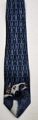 Corbata de cuello de oso polar con logotipo de Coca Cola de colección azul Coca-Cola Foto 1 de 4
