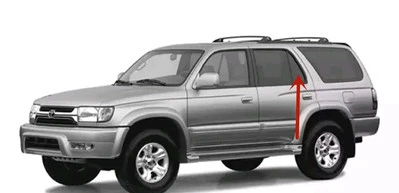 Подходит для Toyota 4Runner 1996-2002 годов выпуска левое заднее вентиляционное стекло со стороны водителя от оригинального производителя - Изображение 1 из 2
