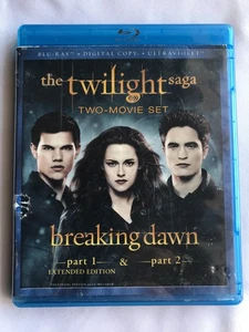 The Twilight Saga: Breaking Dawn Part 1 & 2 Two-movie Set Extended Edition DVDs - Picture 1 of 1
