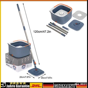 Bodenwischer Wischmop Mopp Mop Wischer Komplettset Mikrofaser Teleskopstiel Set' - Bild 1 von 12