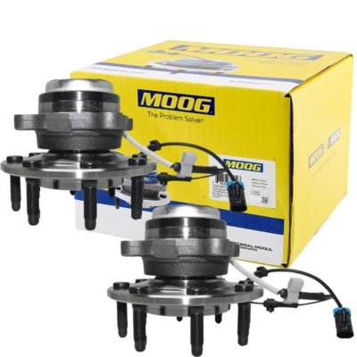 2X Moog Front Wheel Bearing Hub New For Chevy Express GMC Savana 2500 3500 4500 - Image 1 of 4
