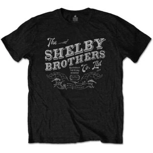 Official Peaky Blinders Tee: The Shelby Brothers T shirt Black Men's - Picture 1 of 1