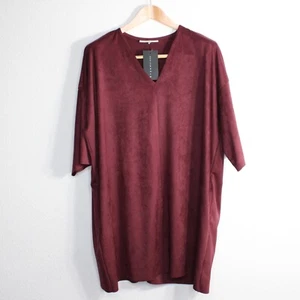 Bryn Walker Bingley V-Neck 3/4 Dropped Shoulder Sleeve Tunic Shift Dress XL $166 - Picture 1 of 3