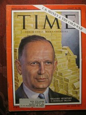 TIME Magazine August 18 1961 Aug 8/18/61 U. S. TREASURY COLD WAR
