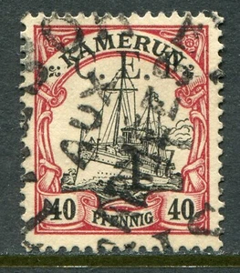 Cameroon 1915  4d/40pf SG B.7 used 'TRESOR ET POSTES' cancellation (cat. £75) - Picture 1 of 1