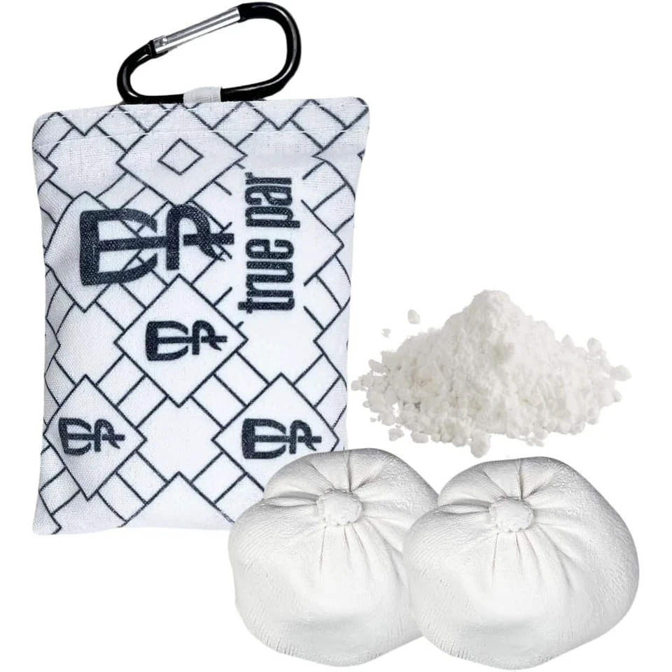 Refillable Grip Enhancer Hand Chalk with 2 Extra Chalk Balls & Carabiner - Image 1 of 4