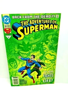 Aventuras de Superman. Man of Steel Fights for His Life #500 Jun 1993 AB28 - Imagen 1 de 3