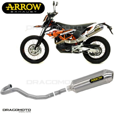Impianto completo KTM 690 SMC / R 2009 2010 ARROW Titanio Omologato Kat RACE-... Foto 1 de 4