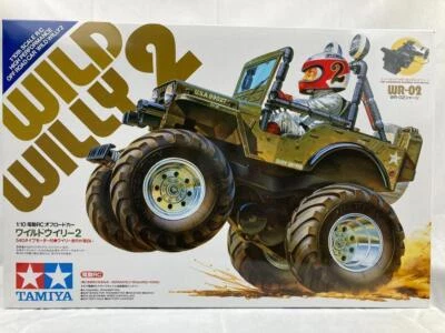 Tamiya Electric RC High Car 1/10 WILD WILLY 2 WR-02 Off-Road Kit No.242 58242 - Image 1 of 3