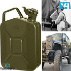 5L LITRE METAL JERRY CAN GREEN CAR STORAGE FUEL PETROL DIESEL CONTAINER