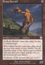 Brass Herald - Apocalypse - NM, English MTG Magic FLAT RATE SHIP