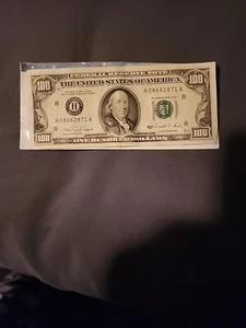 100 dollar bill 1990 Good Condition #08662871A - Picture 1 of 8