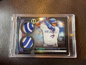 2020 Topps Tribute Vladimir Guerrero JR 1/1 Dual Relic Toronto Blue Jays - Picture 1 of 2