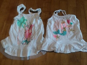 Toughskins girls 3t shirts summer sleeveless, pretty!! - Picture 1 of 7