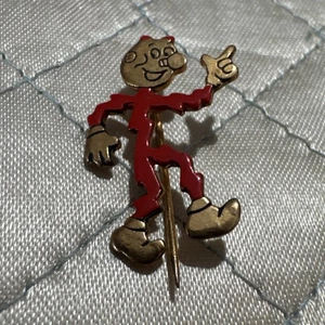 Vtg Reddy Kilowatt Power Company Electricity Mascot Advertising Stick Pin - Picture 1 of 3