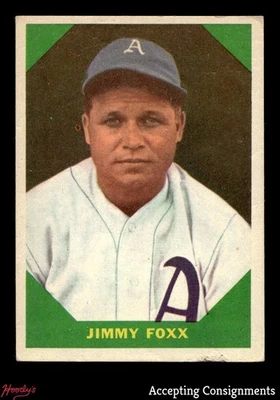 Fleer #53 1960 Jimmie Foxx Atletics en muy buen estado - en muy buen estado/excelente Foto 1 de 2