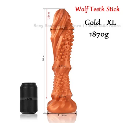 Enorme estimulador de gránulos plug anal consolador anal de silicona dilatador de ano juguete sexual para adultos Foto 1 de 4