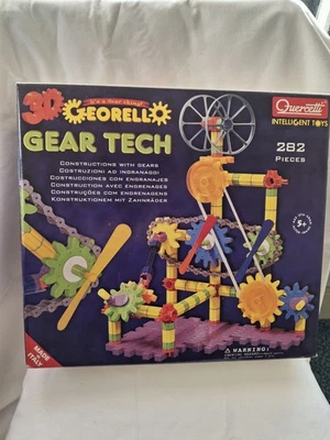 Gear Tech 282 Piece 3D Construction Set Age 5+ Creativity In Moving Structures - Image 1 of 4