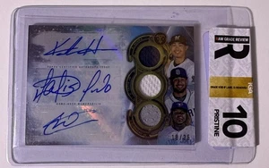 2019 Topps Triple Threads Jersey Auto Tatis Vladimir Guerrero Jr RC /36 TGA 10 - Bild 1 von 6