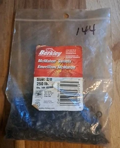 Berkley Size 2/0 McMahon 250 Lb Swivels Qty. 144 Fishing - Picture 1 of 2