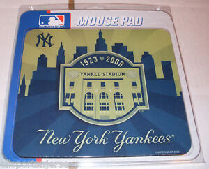 MLB New York Yankees 9"x9" Mouse Pad 1923-2008 Yankee Stadium