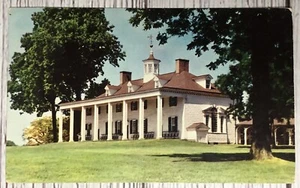 East Front Mount Mt Vernon VA Virginia Washington Home Vintage Postcard - Picture 1 of 2
