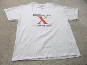 Vintage Xerox Kurzarm T-Shirt Herren X Large Weiß Delta - Bild 1 von 10