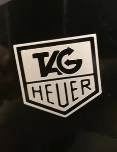 Tag Heuer style die cut Sticker Decal 3"x3" SCCA Porsche BMW race  - Picture 1 of 1