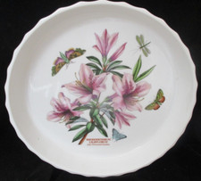 Portmeirion Giardino Botanico 10 1/2' Torta Flan Quiche Piatto Giglio Azalea Fiorita