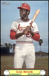 2021 Heritage High Number 1972 Posters Boxloader #PB-24 Lou Brock