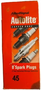 Allied Signal Vintage Autolite 8 Spark Plugs, New in original open box - Picture 1 of 4