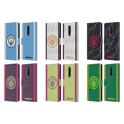 MAN CITY FC 2023/24 BADGE KIT LEATHER BOOK WALLET CASE FOR BLACKBERRY ONEPLUS - Image 1 of 4