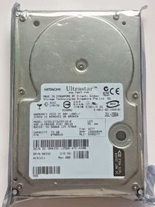 73 GB Hitachi Ultrastar IC35L073UCDY10-0 10K U320 SCSI 80pin 3.5" Festplatte Neu - Afbeelding 1 van 1