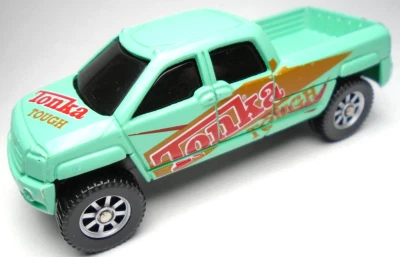 2000 TONKA MAISTO 2000 GMC TERRADYNE BLUE 1:64 DIECAST 2 7/8" PICKUP TRUCK W RED - Image 1 of 4