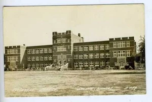 Salina Ks Roosevelt Schule RPPC Postkarte - Picture 1 of 1
