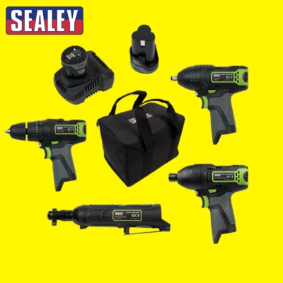 Sealey CP108VCOMBO2 SV108 Series 4 x 10.8V Cordless Combo Kit - 2 Batteries - Image 1 of 4