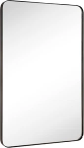 20X30'' Oil Rubbed Bronze Bathroom Rectangle Mirror - Picture 1 of 9