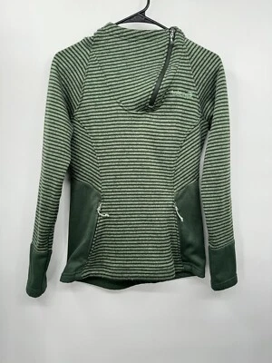 Avalanche Womens Green Hoodie Sweatshirt Size Small Asym Zipper - Image 1 of 4