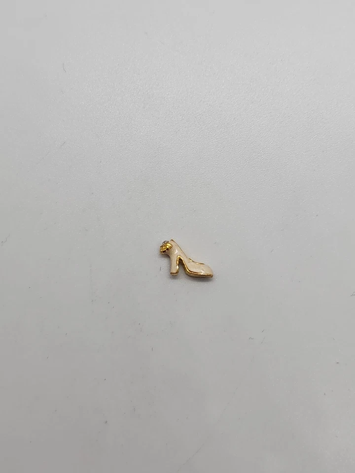 Dije flotante de tacones altos blancos #358 para tu medallón de búho de origami envío gratuito Foto 1 de 1