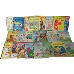 Children's Learning Fun Storytelling Fiction Hardcover Vintage Books Lot of 23 - Imagen 1 de 7