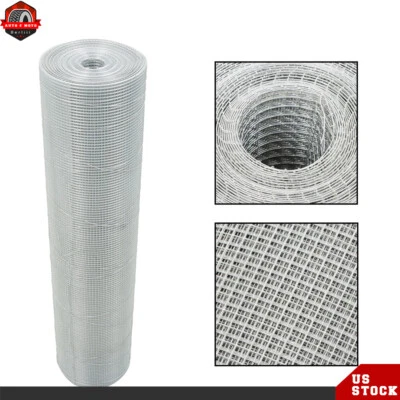 BERLIII 36in x 100ft 1/4 inch Welded Wire Mesh Chicken Wire Poultry Fence Hardware Cloth