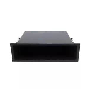 Car Stereo Radio Dashboard Storage Box For Nissan Mounting 1DIN Pocket Kit - Foto 1 di 4