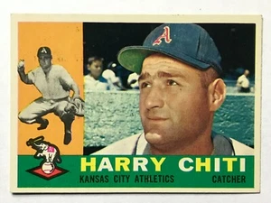Tarjeta de béisbol 1960 Topps Harry Chiti Athletics # 339 como nueva color fantástico - Imagen 1 de 2
