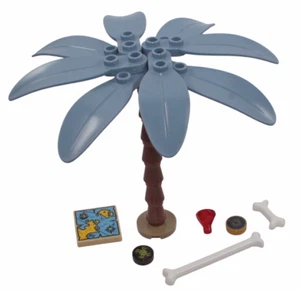Lego Sand Blue Palm Tree with Pirates accessories NEW!!! - Picture 1 of 1