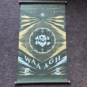 Warhammer 40K Ork Space Orks Banner flag Dawn Of War Games Workshop Display 🟡 - Picture 1 of 2