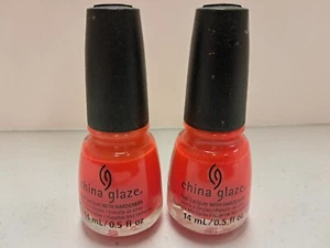 (2) China Glaze #1290 Thistle Do Nicely with Hardener Polish / Lacquer 2 bottles - Picture 1 of 3