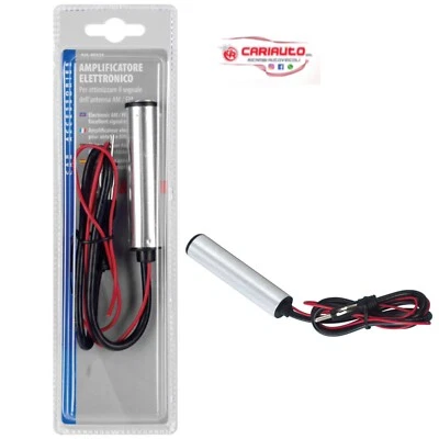 Amplificatore Per Antenna Auto, Amplifica Segnale Antenna 12v - Immagine 1 di 3