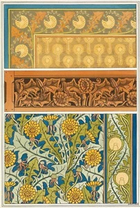 Postcard: Vintage print repro - Art Nouveau Dandelions, Verneuil - Make a wish! - Picture 1 of 3