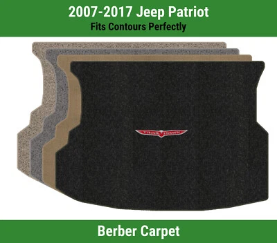 Alfombra de carga Lloyd Berber para Jeep Patriot '07-17 con Trailhawk plateado sobre rojo Foto 1 de 4