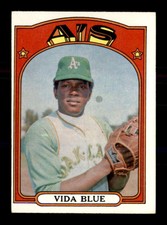 1972 Topps #169 Vida Blue   EXMT X2833498